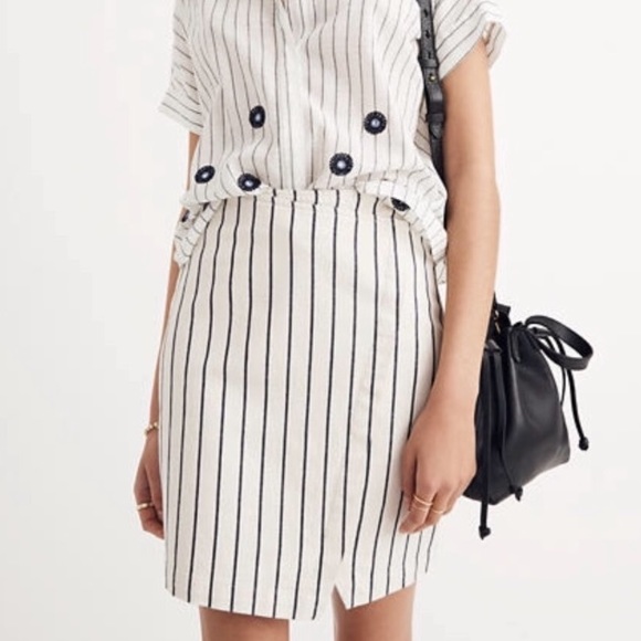 Madewell Dresses & Skirts - Madewell stripe skirt
